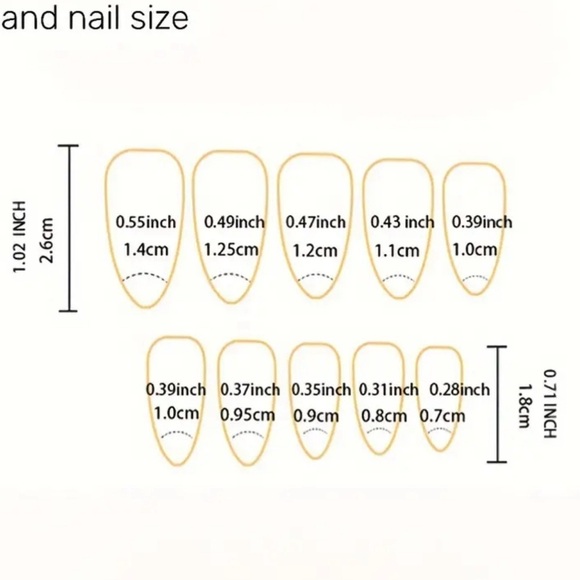 ✨24pcs-sun moon and star Press-On Nails✨ So easy to put on - Picture 3 of 5
